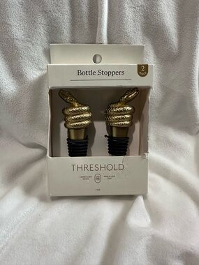 Threshold Gold Thumbs-Up Bottle Stoppers, Set of 2
